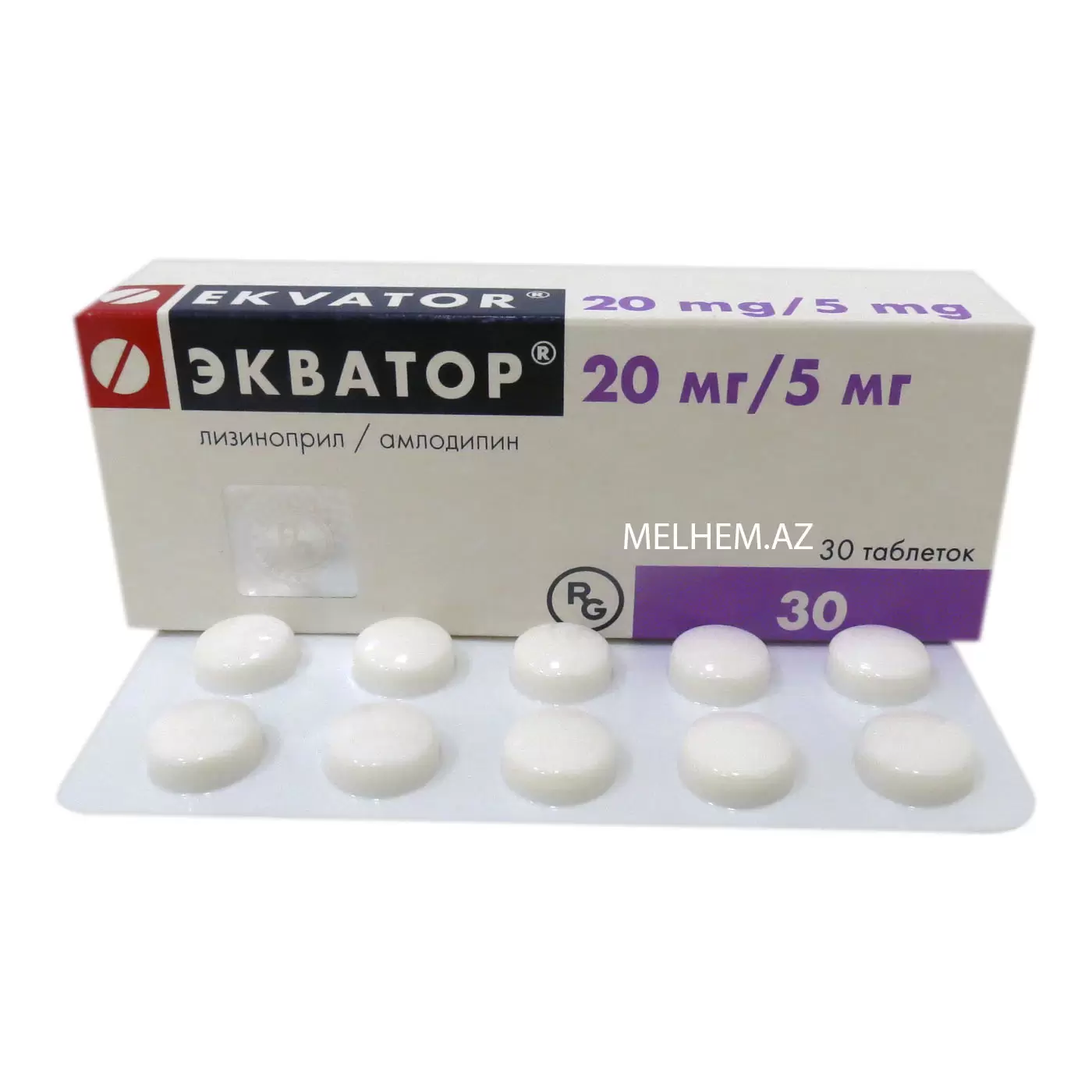 EKVATOR 20 MG/5 MG
