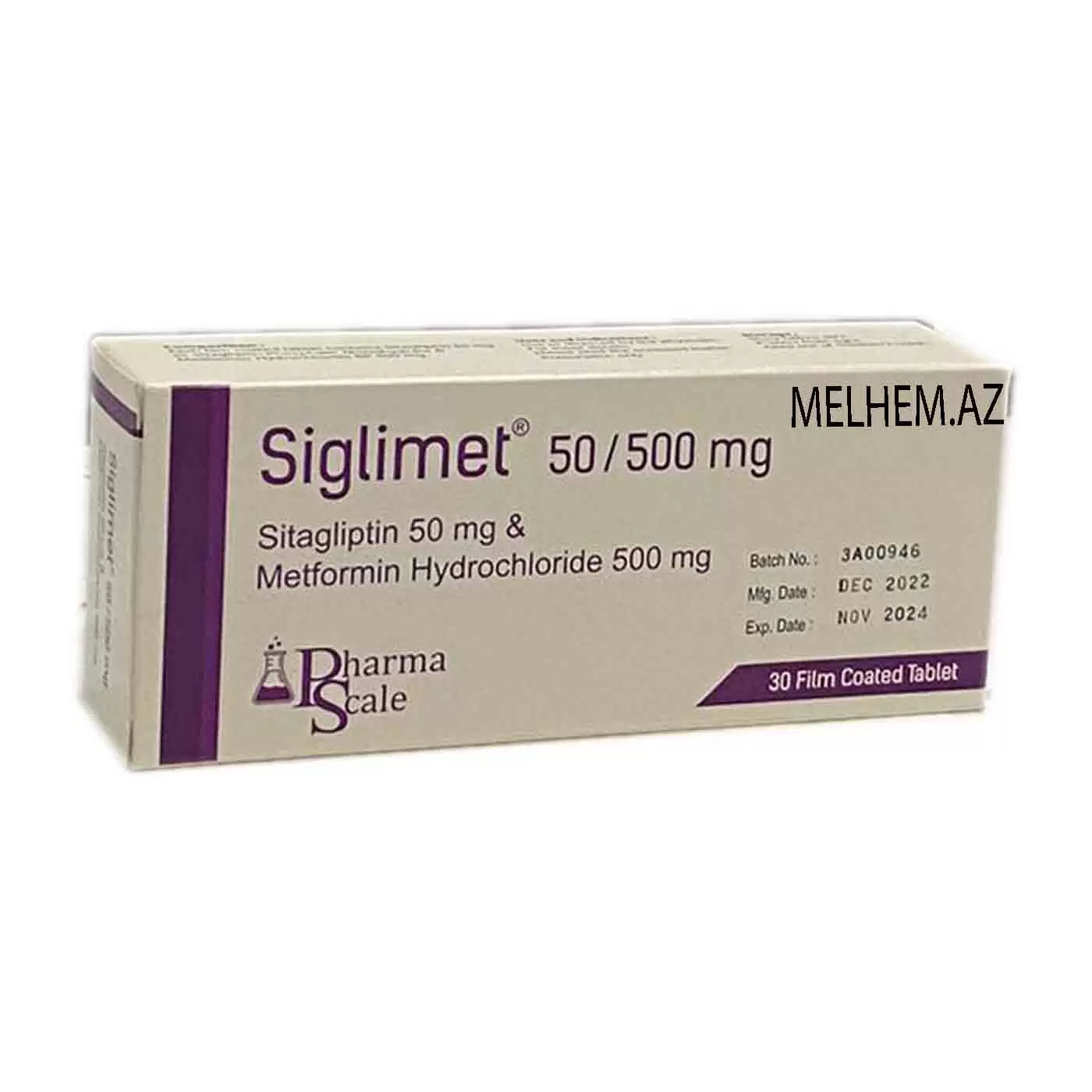 SİGLİMET 50/500  N30  ( TABLET)