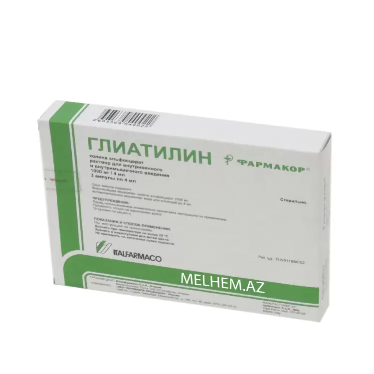 GLİATİLİN 1000 MQ\4 ML N3